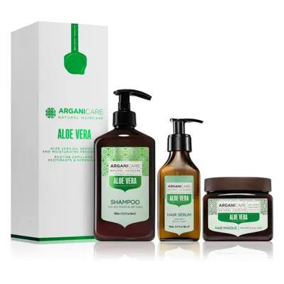 Arganicare Aloe Vera Oil Reviving and Moisturizing Program Set dárková sada s hydratačním účinke