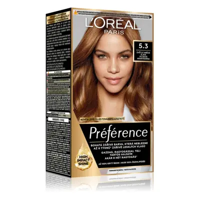 L’Oréal Paris Préférence barva na vlasy odstín 5.3 Ligth Golden Brown 1 ks