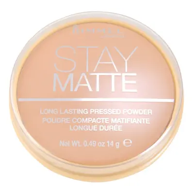 Rimmel Stay Matte pudr odstín 009 Amber 14 g