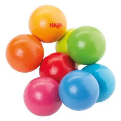 Haba Wooden Rattle Balls chrastítko ze dřeva 6 m+ 1 ks