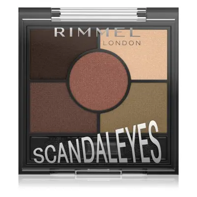 Rimmel ScandalEyes paletka očních stínů odstín 002 Brixton Brown 3.8 g