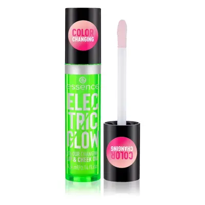 Essence Electric Glow olej na rty a tváře 4,4 ml