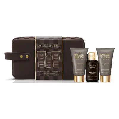 Baylis & Harding Black Pepper & Ginseng dárková sada kosmetická taštička pro muže