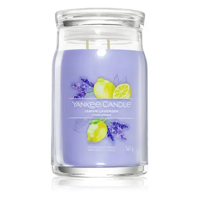 Yankee Candle Lemon Lavender vonná svíčka Signature 567 g