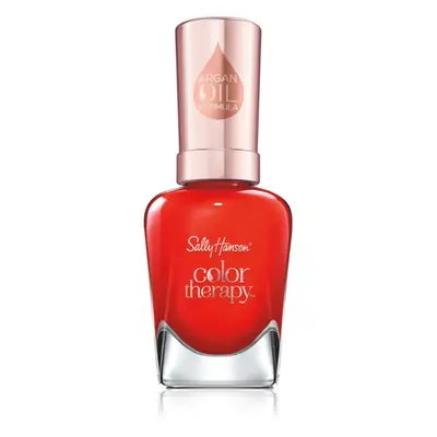 Sally Hansen Color Therapy pečující lak na nehty odstín 340 Red-iance 14.7 ml