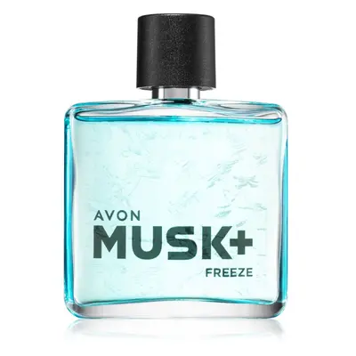 Avon Musk+ Freeze toaletní voda pro muže 75 ml