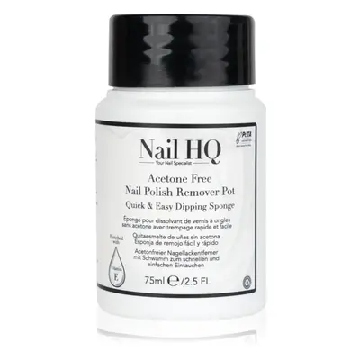 Nail HQ Acetone Free odlakovač na nehty bez acetonu 75 ml