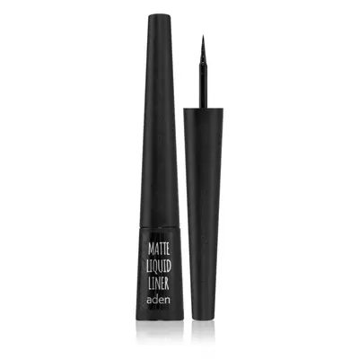 Aden Cosmetics Matte Liquid Liner oční linky odstín Black 2,5 ml