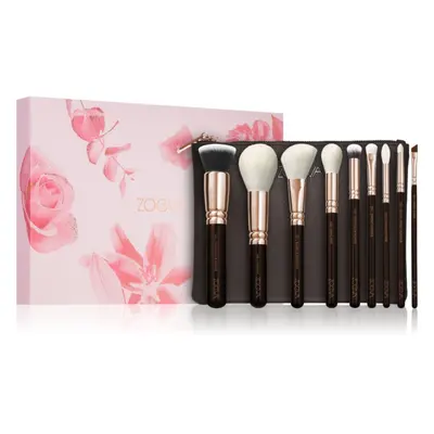 ZOEVA The Complete Brush Set Rose Golden Edition sada štětců s taštičkou