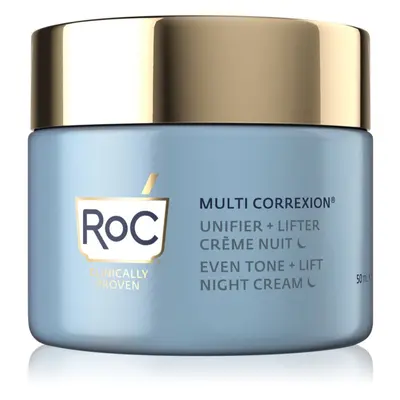 RoC Multi Correxion Even Tone + Lift rozjasňující noční krém pro sjednocení barevného tónu pleti