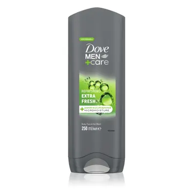 Dove Men+Care Extra Fresh sprchový gel na tělo a obličej 250 ml