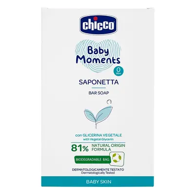 Chicco Baby Moments tuhé mýdlo na ruce 100 g