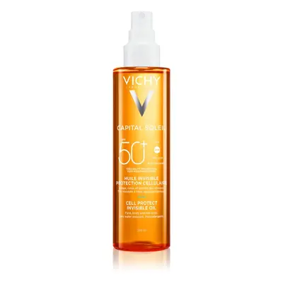 Vichy Capital Soleil Idéal Soleil olej na opalování SPF 50+ 200 ml