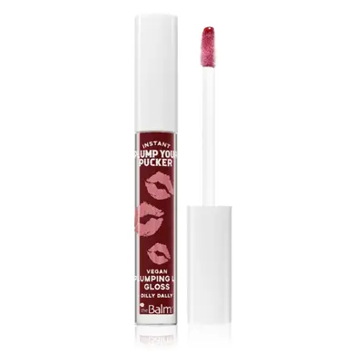 theBalm Plump Your Pucker Lip Gloss lesk na rty pro větší objem odstín Dilly Dally 2.7 ml