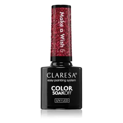 Claresa SoakOff UV/LED Color Make a Wish gelový lak na nehty odstín 5 5 g