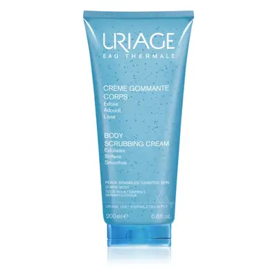 Uriage Hygiène Body Scrubbing Cream tělový peelingový krém pro citlivou pokožku 200 ml