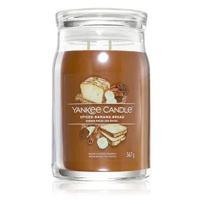 Yankee Candle Spiced Banana Bread vonná svíčka Signature 567 g