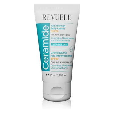 Revuele Ceramide Anti-Blemish Daily Cream denní ochranný krém pro problematickou pleť, akné SPF 