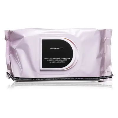 MAC Cosmetics Gently Off Wipes + Micellar Water odličovací ubrousky na make-up 80 ks