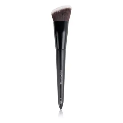 Brushworks Angled Flat Top Foundation Buffing Brush plochý štětec na make-up typ NO. 9 1 ks