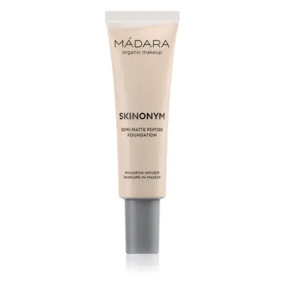 MÁDARA Skinonym Semi-Matte Peptide dlouhotrvající make-up s peptidy odstín #15 Stone 30 ml