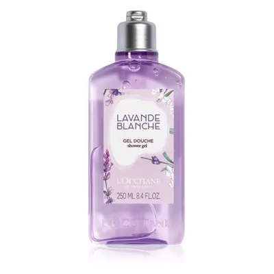 L’Occitane White Lavender zklidňující sprchový gel 250 ml