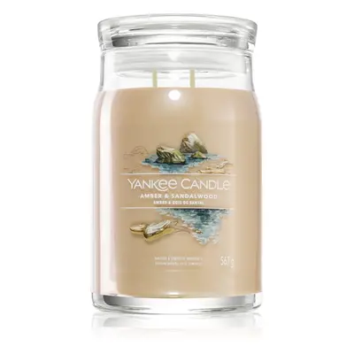 Yankee Candle Amber & Sandalwood vonná svíčka 567 g