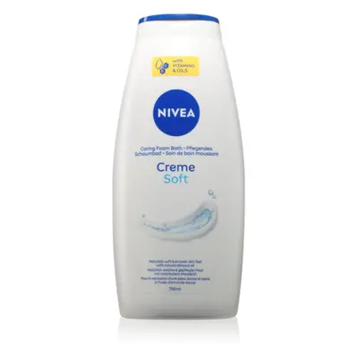 NIVEA Creme Soft krémová pěna do koupele 750 ml