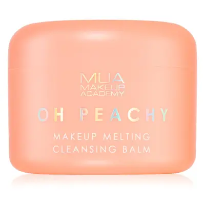 MUA Makeup Academy Oh Peachy odličovací balzám s obsahem oleje s vůní broskve 70 g