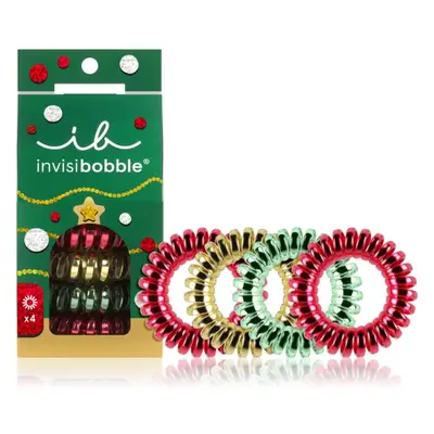 invisibobble Jingle Spiral gumičky do vlasů velikost S 4 ks