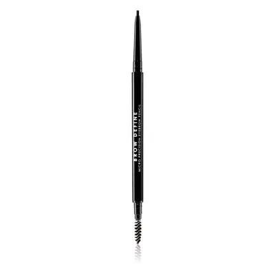 MUA Makeup Academy Brow Define precizní tužka na obočí s kartáčkem odstín Black 0,3 g