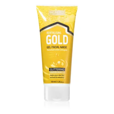 Beauty Formulas Gold gelová maska s kolagenem 100 ml