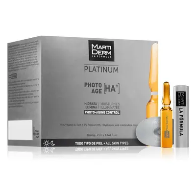 MartiDerm Platinum Photo Age HA+ sérum proti stárnutí pleti v ampulích s vitamínem C 30x2 ml