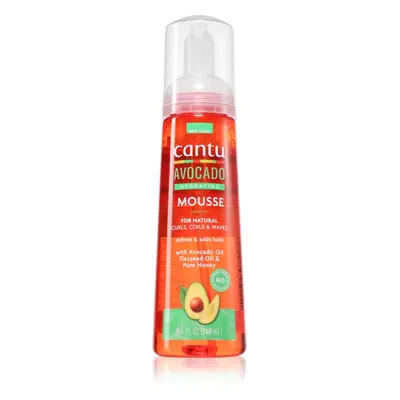 CANTU Avocado Styling Mousse stylingový gel pro vlnité a kudrnaté vlasy 237 ml