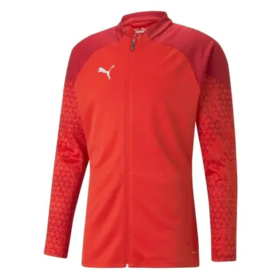 Puma TEAMCUP TRAINING JACKET Pánská fotbalová bunda, červená, velikost