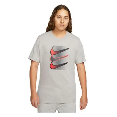 Nike SPORTSWEAR 12MO SWOOSH Pánské tričko, šedá, velikost