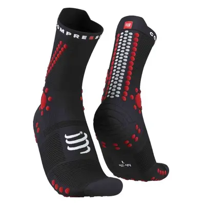 Compressport PRO RACING SOCKS v4.0 TRAIL Běžecké ponožky, černá, velikost