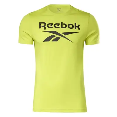 Reebok RI BIG LOGO TEE Pánské triko, světle zelená, velikost