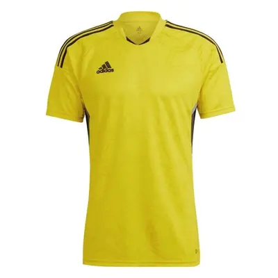 adidas CONDIVO JERSEY Pánský fotbalový dres, žlutá, velikost