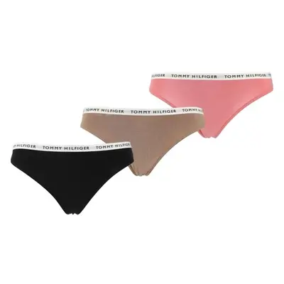 Tommy Hilfiger 3P THONG Dámská tanga, mix, velikost