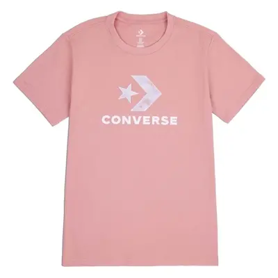 Converse SEASONAL STAR CHEVRON SS TEE Dámské tričko, růžová, velikost