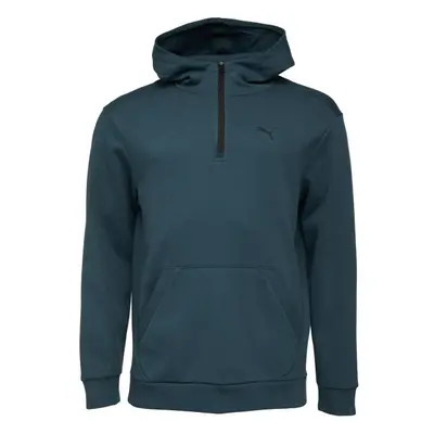 Puma RAD/CAL HALF-ZIP DK HOODIE Pánská mikina, tmavě modrá, velikost