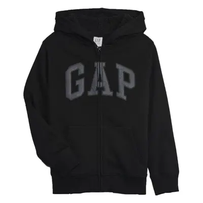 GAP INSULATED FULLZIP LOGO Chlapecká mikina, černá, velikost