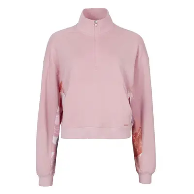 O'Neill GLOBAL AMARYLLIS 1/2 ZIP Dámská mikina, růžová, velikost