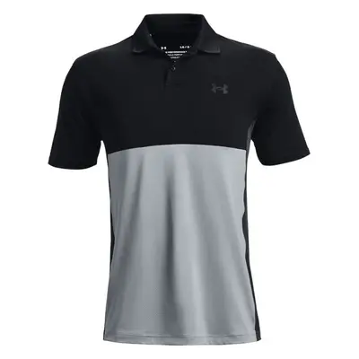 Under Armour PERFORMANCE BLOCKED POLO Pánské golfové polo triko, černá, velikost