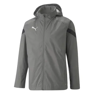 Puma TEAMFINAL ALL WEATHER JACKET Pánská fotbalová mikina, tmavě šedá, velikost