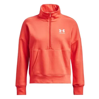 Under Armour RIVAL Dámská flísová mikina, oranžová, velikost