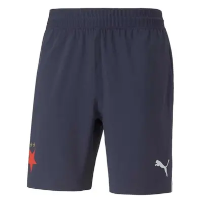 Puma SKS SHORTS PROMO Pánské fotbalové šortky, tmavě modrá, velikost