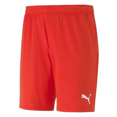 Puma TEAM GOAL KNIT SHORTS Pánské kraťasy, červená, velikost