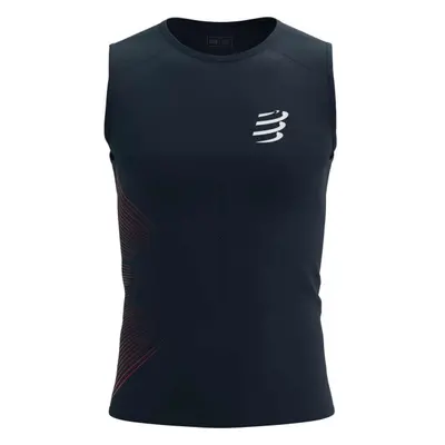 Compressport PERFORMANCE TANK Pánské běžecké tílko, černá, velikost